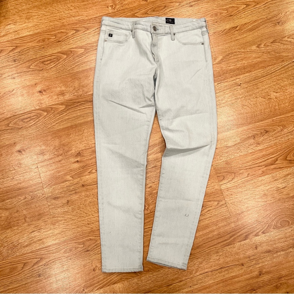 🩵New AG Adriano Goldschmied skinny ankle light blue premier designer denim 31